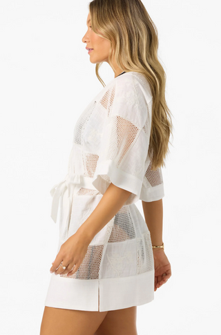 Risa Beach Robe Wrap (WHT)