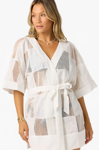 Risa Beach Robe Wrap (WHT)
