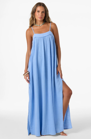 Saltwater Solids Sai Maxi Cover-Up Dress (BGLS)
