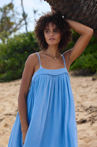 Saltwater Solids Sai Maxi Cover-Up Dress (BGLS)