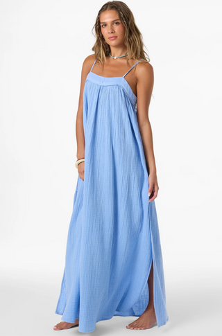 Saltwater Solids Sai Maxi Cover-Up Dress (BGLS)