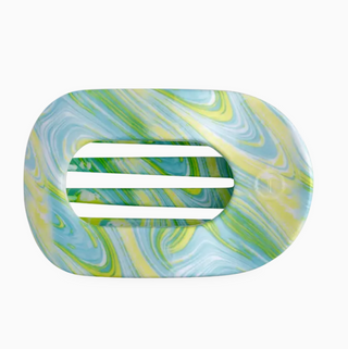 By the Sea Shore | Large | Flat Round Hair Clip