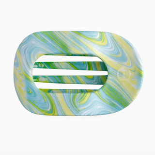 By the Sea Shore | Small | Flat Round Hair Clip