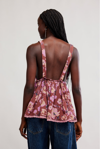 Rome Printed Tank (Brown Combo)