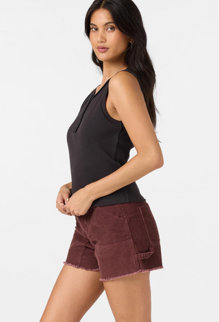 Tie Rib Top (Black)