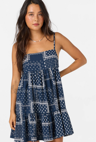 O'Riginals Rilee Printed Cover-Up Dress (Navy)