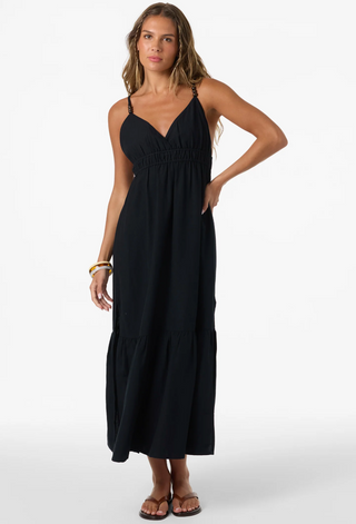 Julez Solid Midi Dress (Black) ONLINE EXCLUSIVE