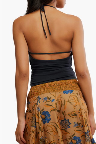 TONI BEADED TANK (Black)
