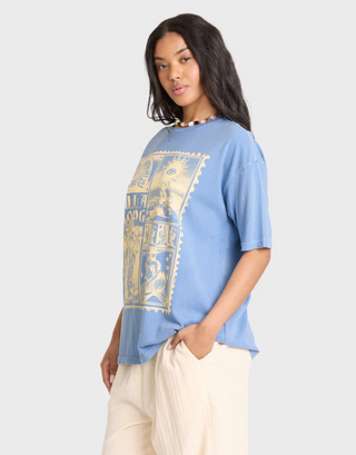 Across Skies Short Sleeve Cotton T-Shirt (BUH)