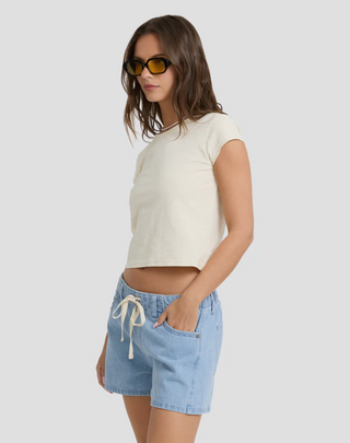 Jade Saltwashed Denim Shorts (SEA)