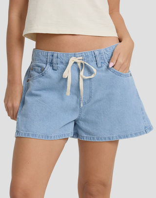 Jade Saltwashed Denim Shorts (SEA)