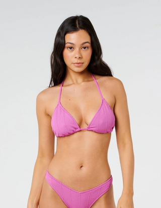 Vibe Surf Multi Fit Triangle Bikini Top (Pink Purple)