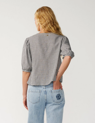 VIBE SURF TIE FRONT TOP (Black/Off White) ONLINE EXCLUSIVE