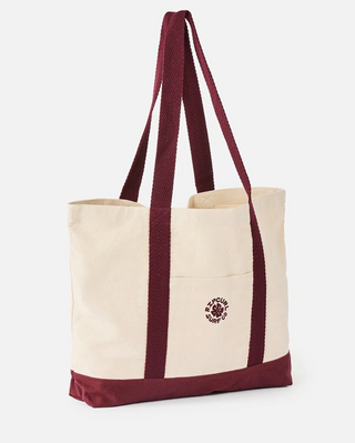 Mixed Logo Tote 25L (Natural/Plum)