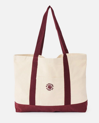 Mixed Logo Tote 25L (Natural/Plum)
