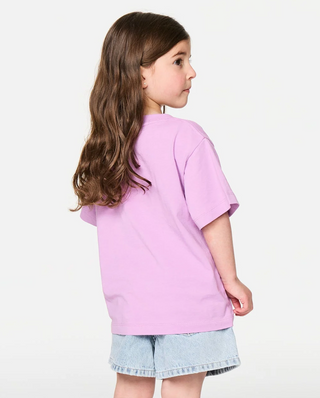 SURF PUFF STANDARD TEE - KIDS (Bright Lilac)