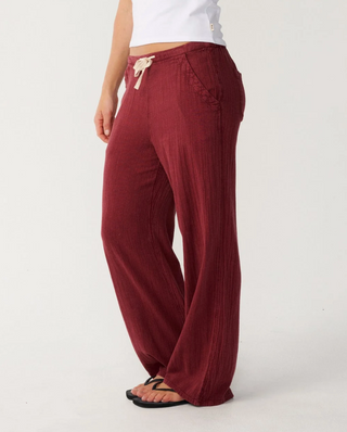 CLASSIC SURF WIDE LEG PANT (Plum)