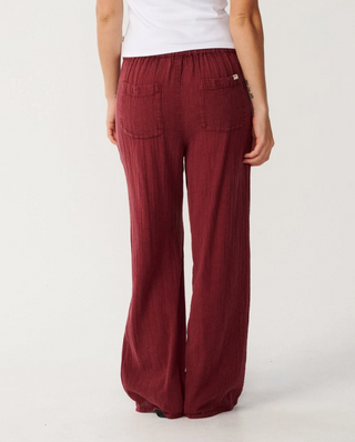 CLASSIC SURF WIDE LEG PANT (Plum)
