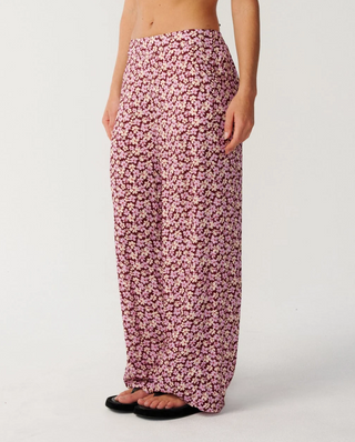 PARTY WAVE BEACH PANT (Dark Plum)
