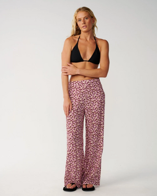 PARTY WAVE BEACH PANT (Dark Plum)