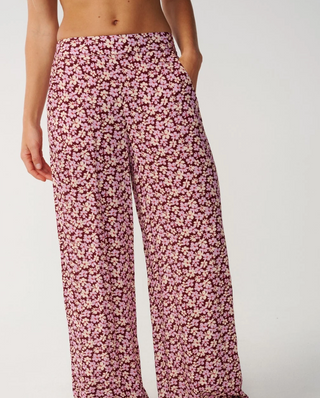 PARTY WAVE BEACH PANT (Dark Plum)