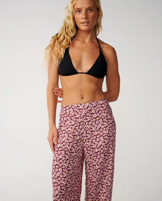 PARTY WAVE BEACH PANT (Dark Plum)