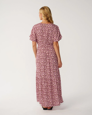 PARTY WAVE MAXI DRESS (Dark Plum)