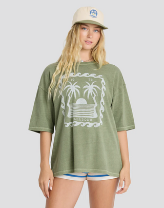 Wave Stamp Short Sleeve Cotton T-Shirt (ARG) ONLINE EXCLUSIVE