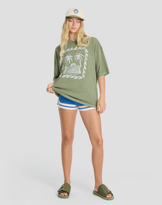 Wave Stamp Short Sleeve Cotton T-Shirt (ARG) ONLINE EXCLUSIVE