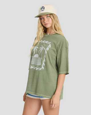 Wave Stamp Short Sleeve Cotton T-Shirt (ARG) ONLINE EXCLUSIVE