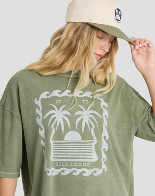 Wave Stamp Short Sleeve Cotton T-Shirt (ARG) ONLINE EXCLUSIVE