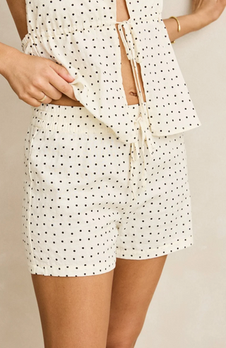 POLKA MINI SHORT (CRE) ONLINE EXCLUSIVE