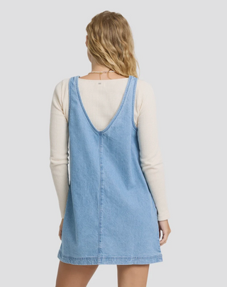 Lyla Saltwashed Mini Dress (SEA)