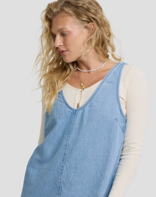 Lyla Saltwashed Mini Dress (SEA)