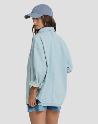 Mix Match Long Sleeve Denim Overshirt (SKA) ONLINE EXCLUSIVE