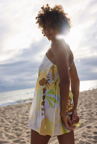 Darcy Leah Tropical Mini Dress (CEL) ONLINE EXCLUSIVE