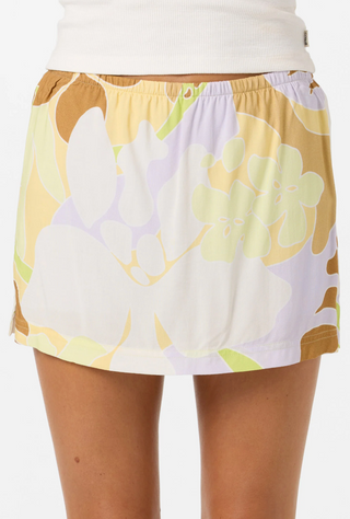 Alyssa Leah Tropical Woven Short Skirt (CEL) ONLINE EXCLUSIVE