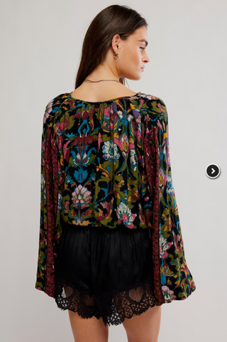 JULIETTE PRINTED BLOUSE (Black Combo) ONLINE EXCLUSIVE