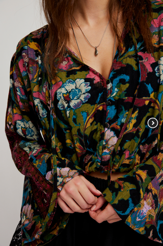 JULIETTE PRINTED BLOUSE (Black Combo) ONLINE EXCLUSIVE