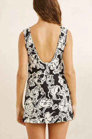 Georgia Floral Mini Dress (CRE) ONLINE EXCLUSIVE
