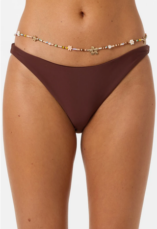 Saltwater Solids Flamenco Cheeky Bikini Bottoms (CHO) ONLINE EXCLUSIVE