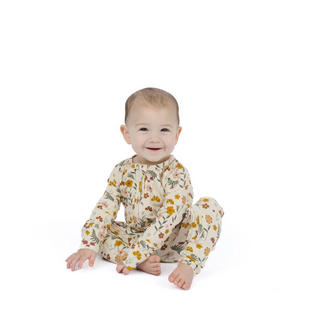 Toadstool Garden Bamboo Convertible Footie Romper
