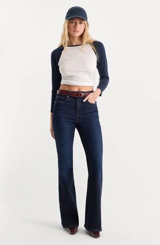 good legs flare jeans (Indigo1308)