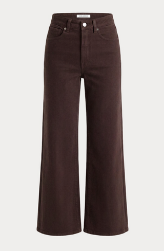 good waist palazzo ankle jeans (ESPRESSO)