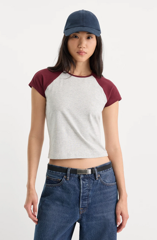 the raglan tee (Vintage Grey)