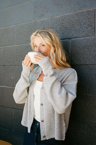 O'Riginals Calder Long Sleeve Cardigan (ASHH) ONLINE EXCLUSIVE
