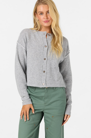 O'Riginals Calder Long Sleeve Cardigan (ASHH) ONLINE EXCLUSIVE