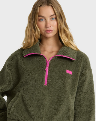 Adventure Division Barra Sherpa Half-Zip Sweatshirt (CQP0)  ONLINE EXCLUSIVE