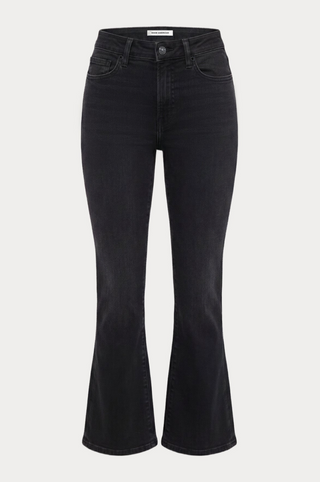 soft tech good legs crop mini boot jeans (BLACK)