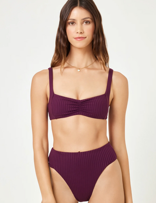 Effie Bikini Top (Merlot)